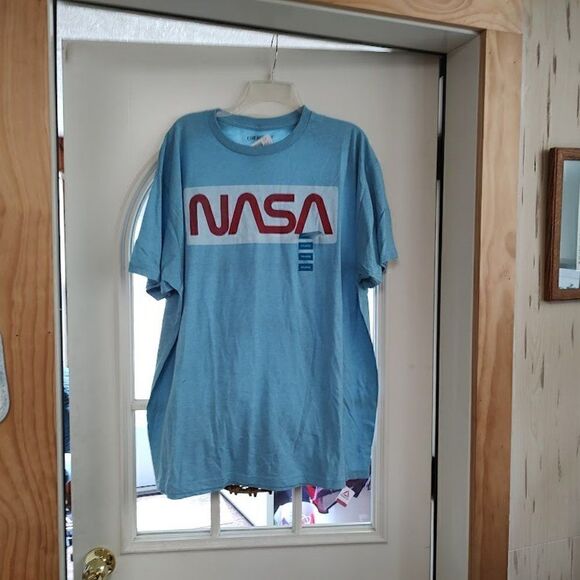 New Chemistry Light Blue Nasa Shirt Size Men's XXL - Picture 1 of 2